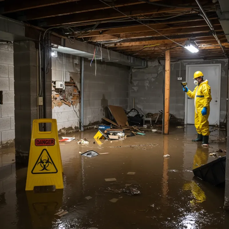 Flooded Basement Electrical Hazard in Jan-Phyl Village, FL Property